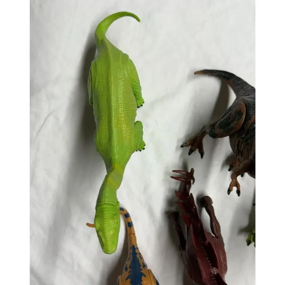 Jurassic World Dinosaur Figures Set Of 5 Make Sounds Different Sizes Kid Galaxy